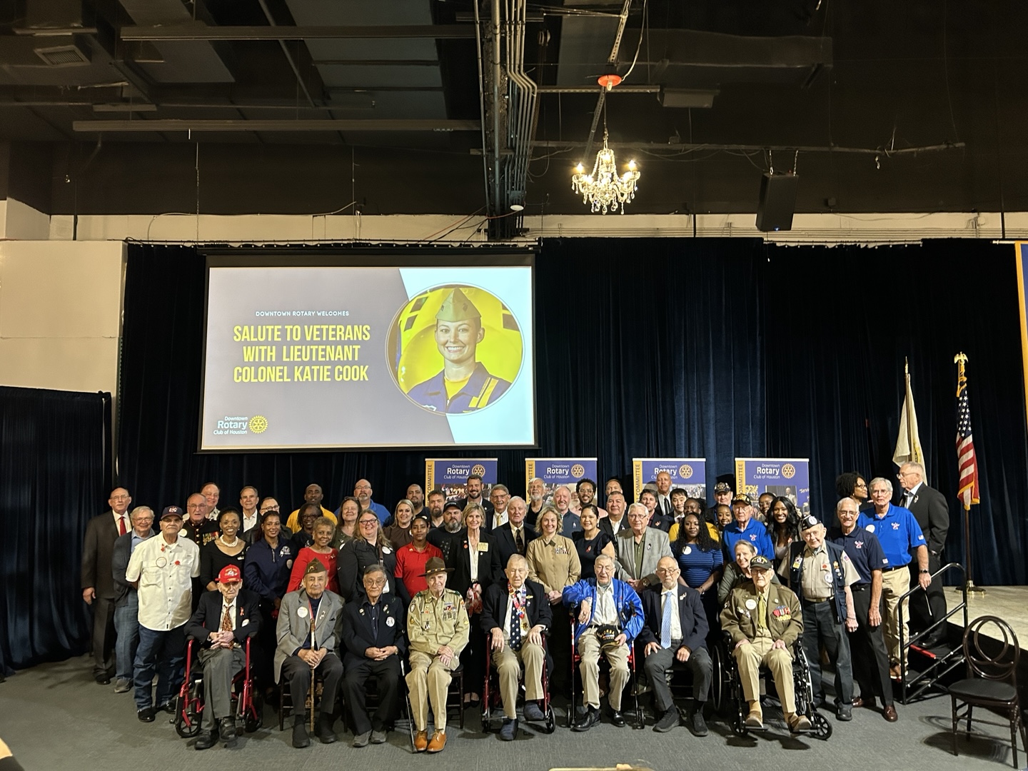 Salute to Veterans by Downtown Rotary Club of Houston