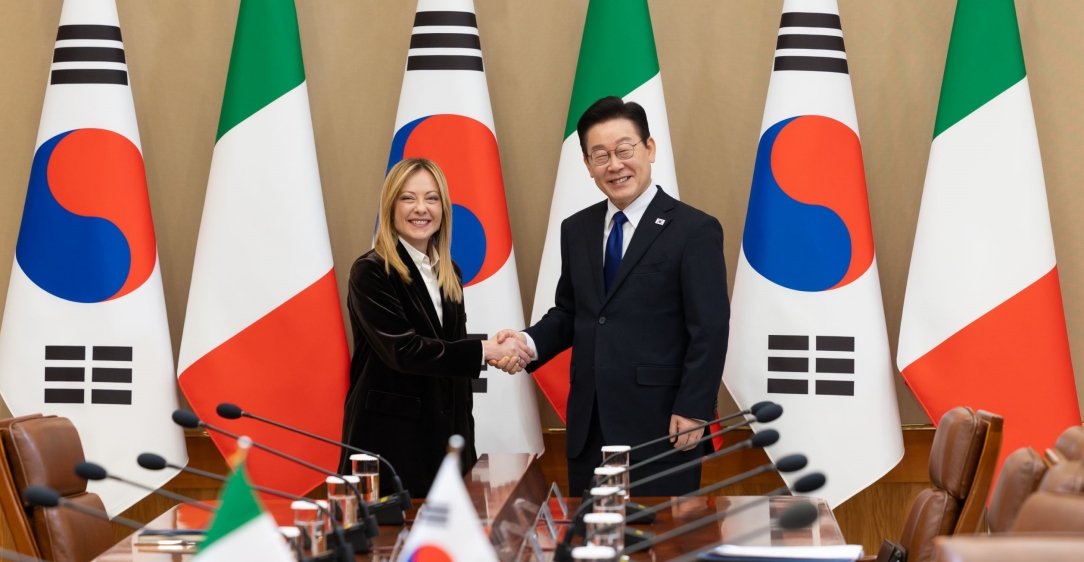 한·이탈리아 정상회담                                                            